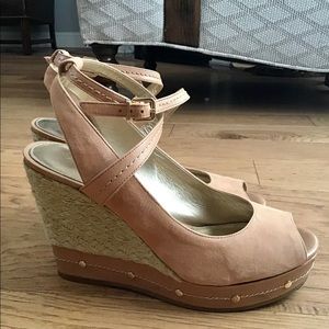 Antonio Melani Nude Wedges
